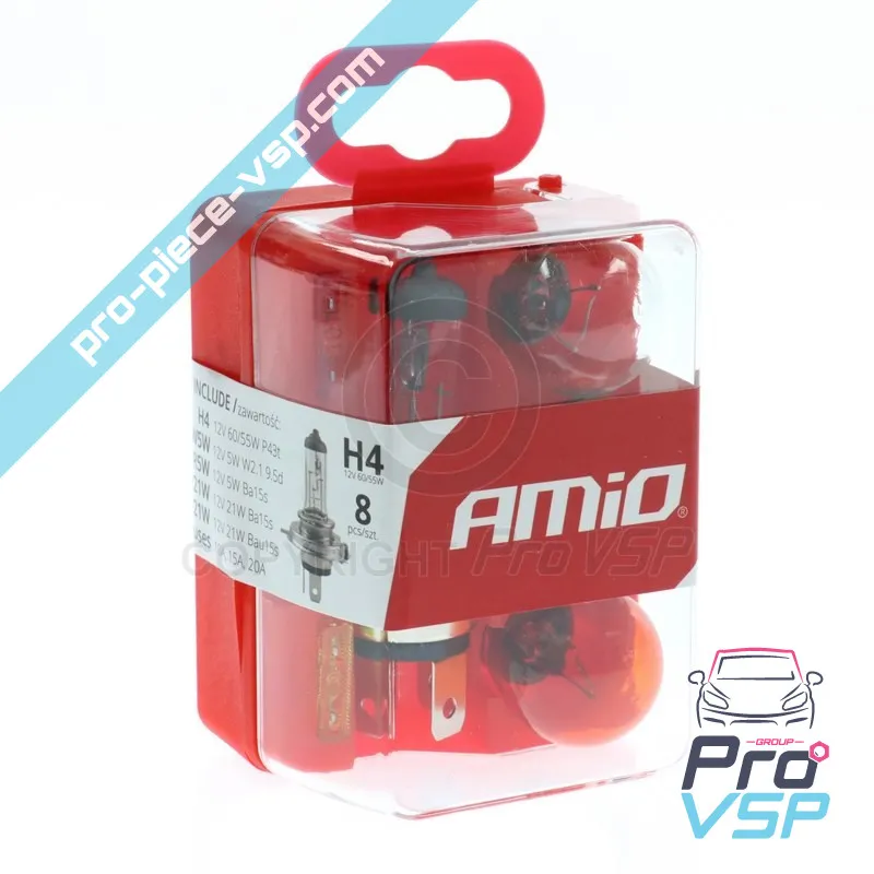 Caixa de bulbo H4 para farol