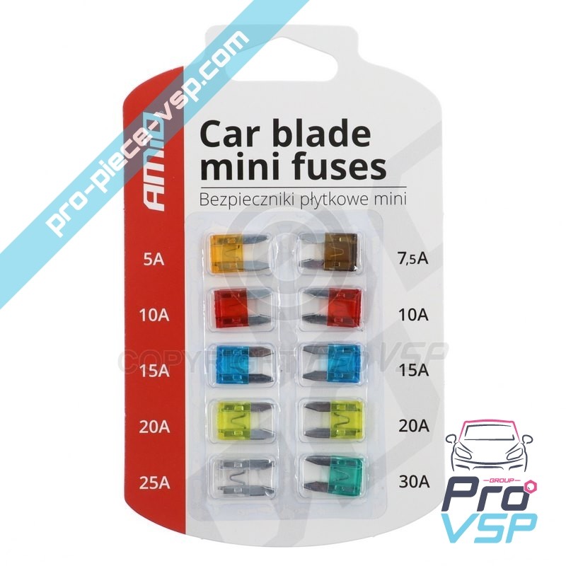 10 mini fuses Blister