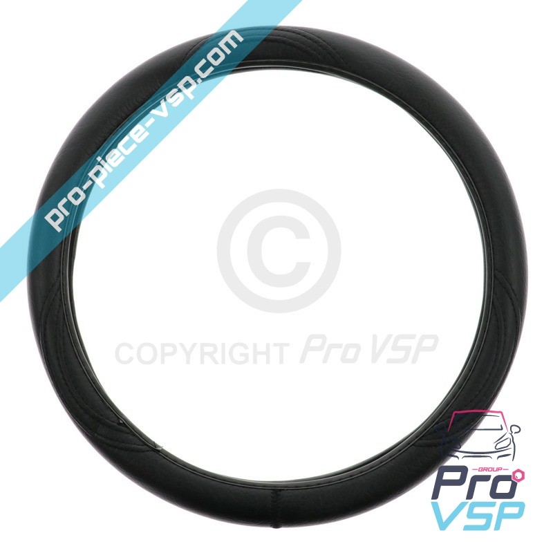 Cobertura de volante preto 37/39cm