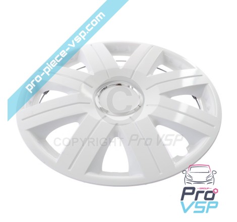 Hubcaps brancos de 13 polegadas