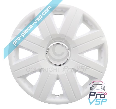 Hubcaps brancos de 13 polegadas