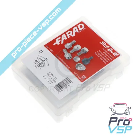 Anti-theft nuts for Aixam