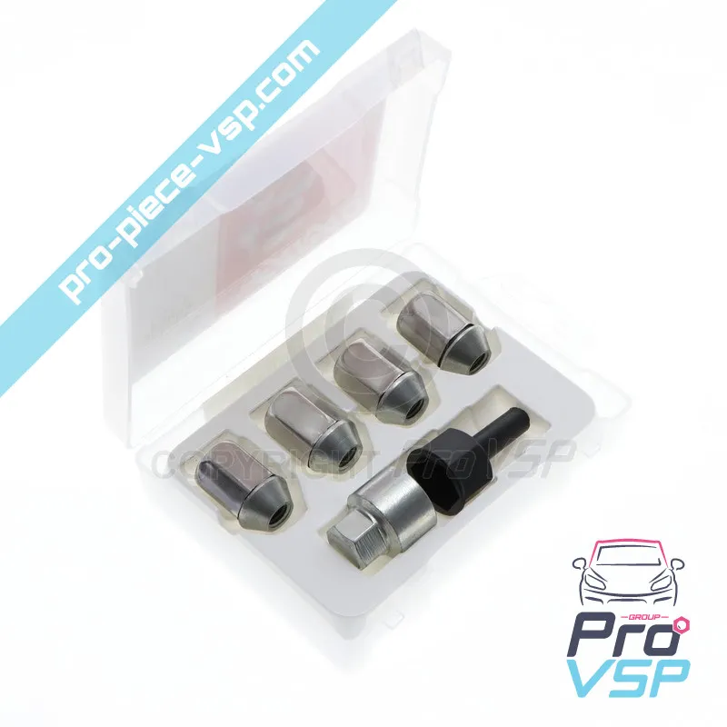 Anti-theft nuts for Aixam