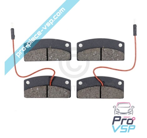 Front brake pads - Height 25 mm