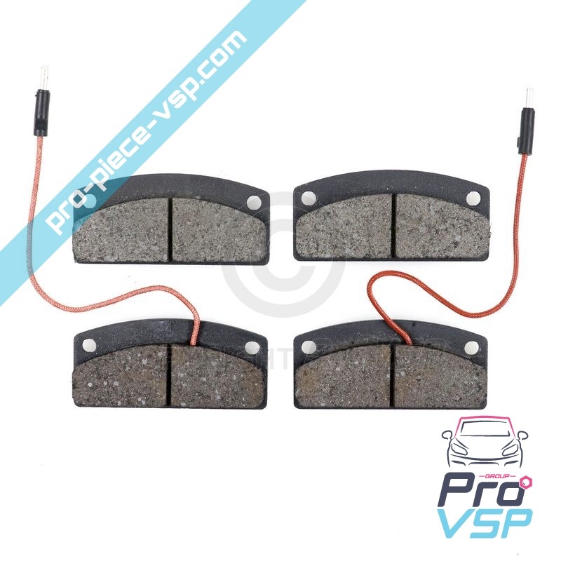 Pastilhas de freio dianteiras 30mm guarnição