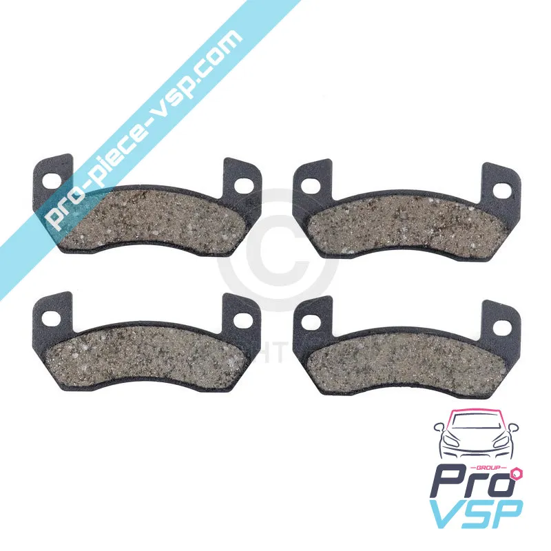 Rear brake pads