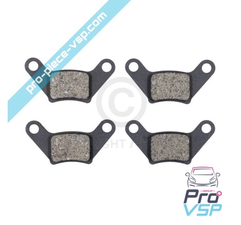 Rear brake pads