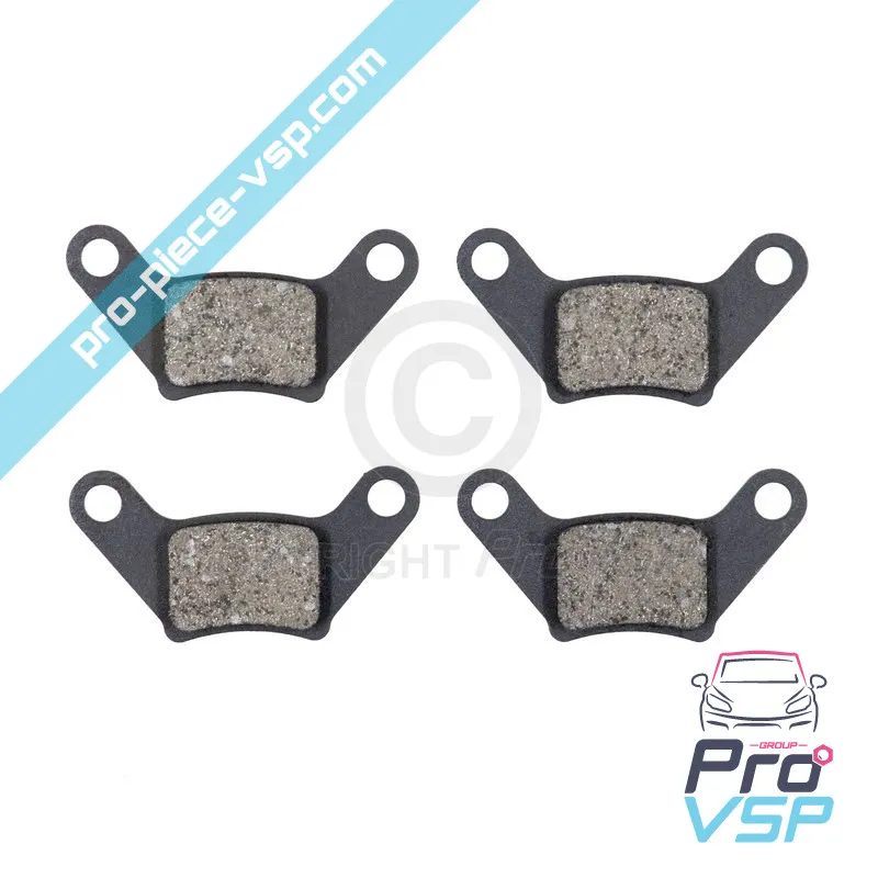 Rear brake pads