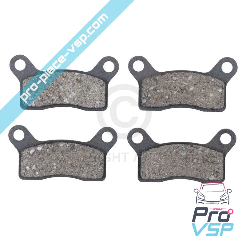 Rear brake pads