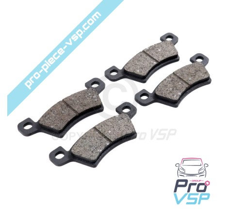 Pastilhas de freio traseiras adaptáveis para Microcar MC1 MC2