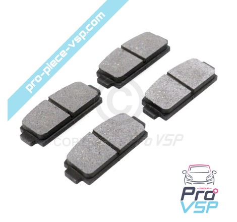 Pastillas de freno traseras