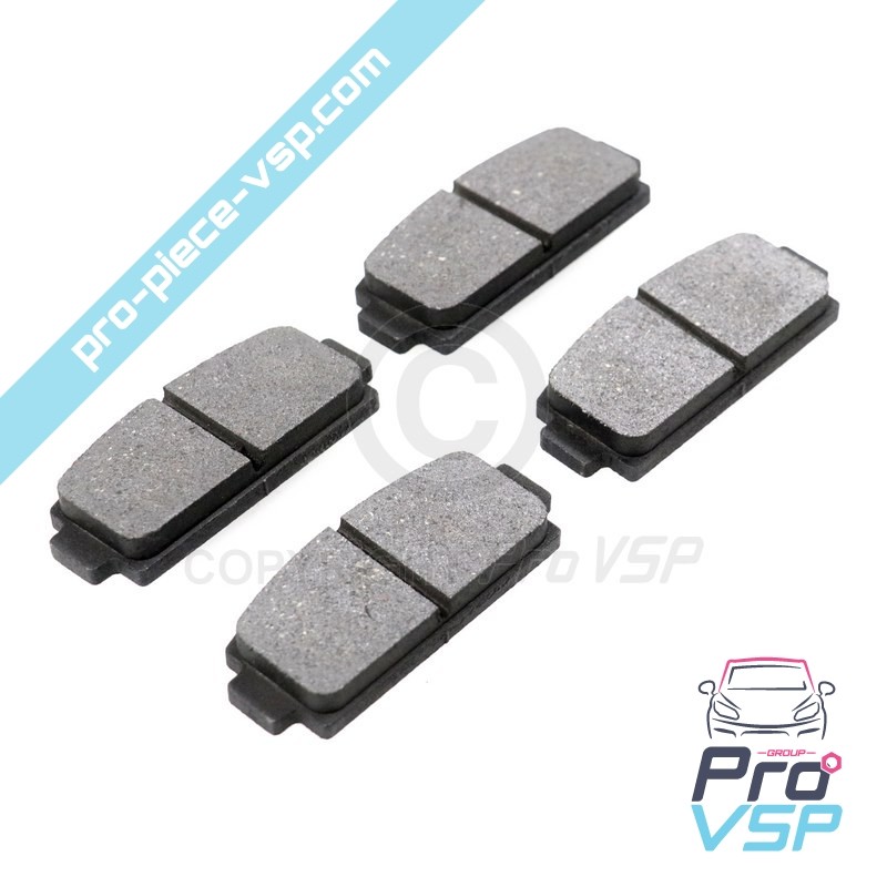 Pastillas de freno traseras
