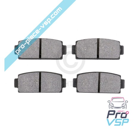 Rear brake pads