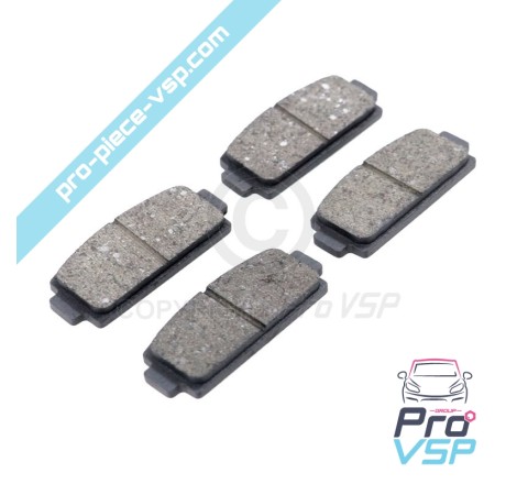 Pastillas de freno traseras