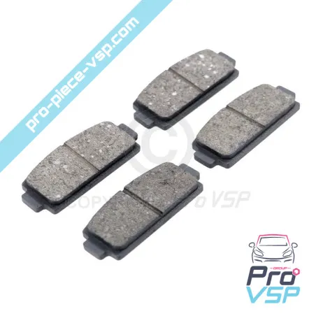 Pastillas de freno traseras