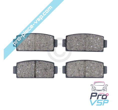 Pastilhas de freio traseiras adaptáveis para Ligier Microcar Dué