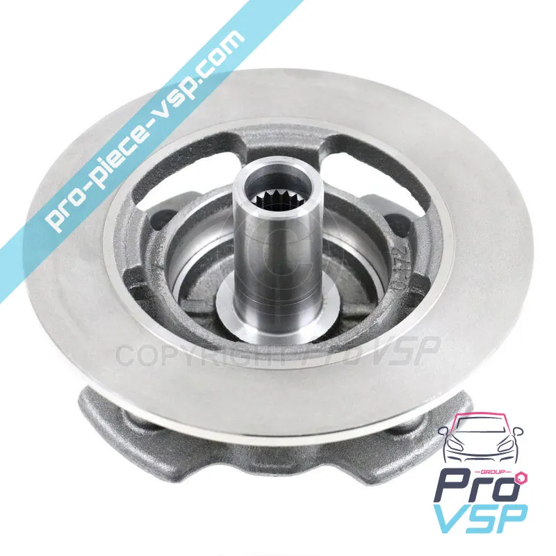 Complete front brake disc for Microcar lyra virgo