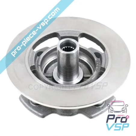 Disque de frein avant complet pour microcar lyra virgo