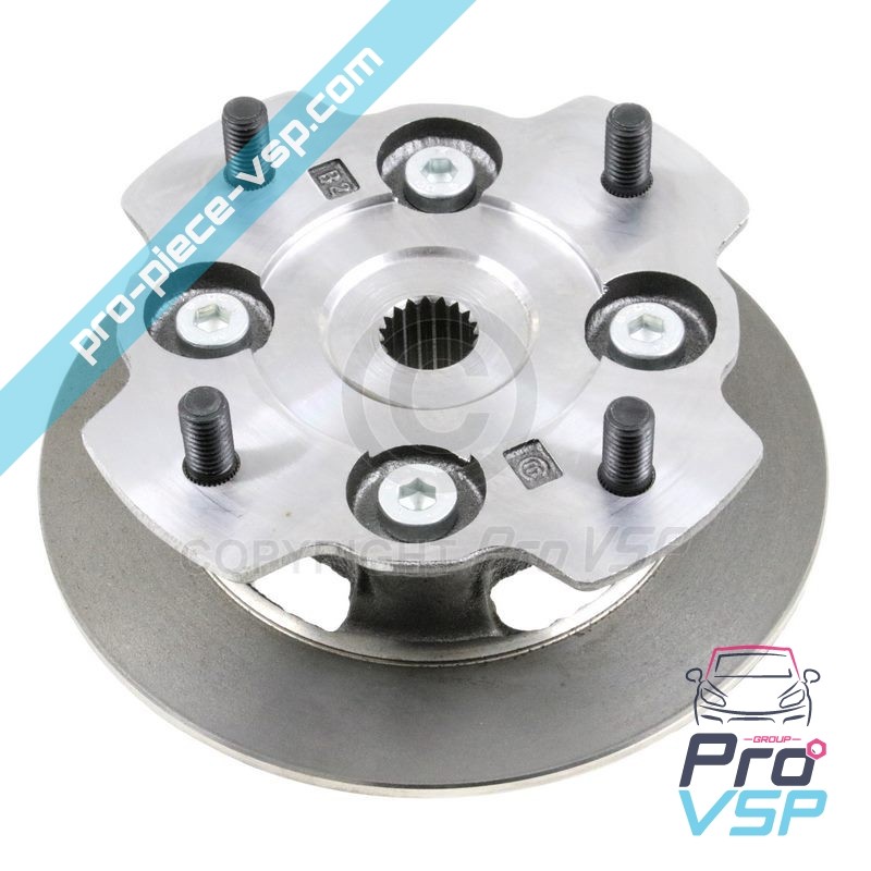 Disco de freio dianteiro completo para microcar lyra virgo