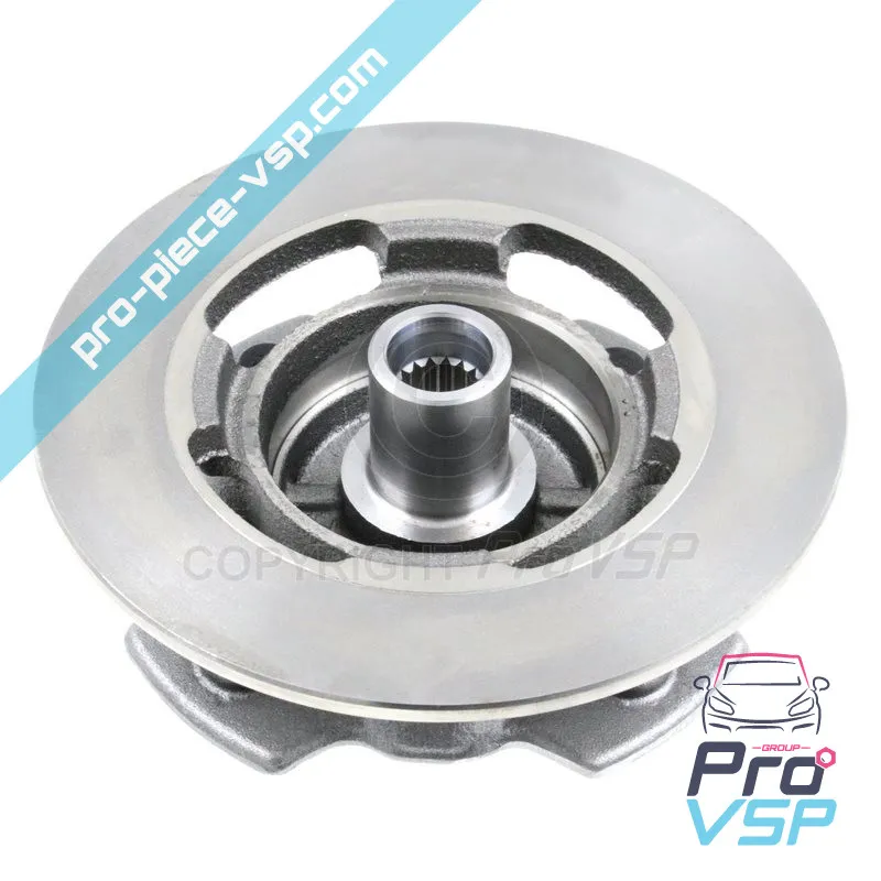 Disco completo de freno delantero para microcar. mc1 mc2 170 mm de diámetro