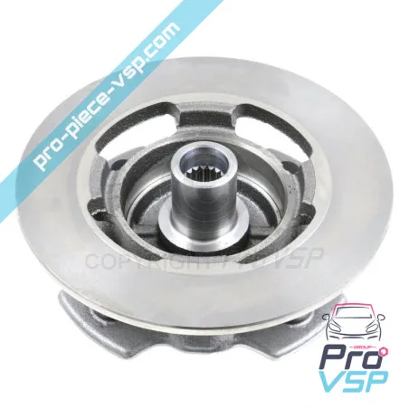 Complete front brake disc for Microcar mc1 mc2 170mm diameter