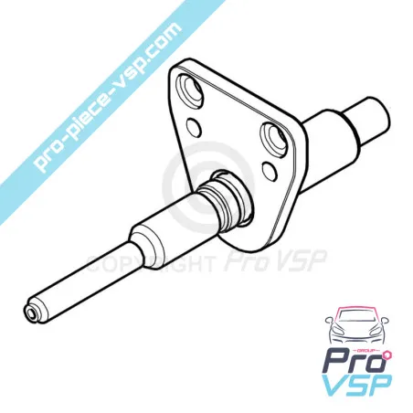 Cubo da roda traseira para microcar mc1 mc2 (2ª edição)