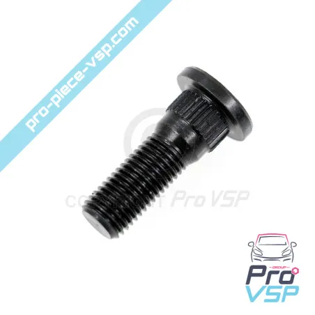 Wheel stud for aixam