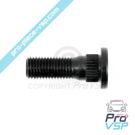 Wheel stud for aixam