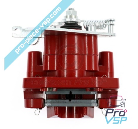 Red right brake caliper