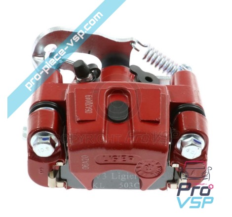 Red Left Rear Brake Clear