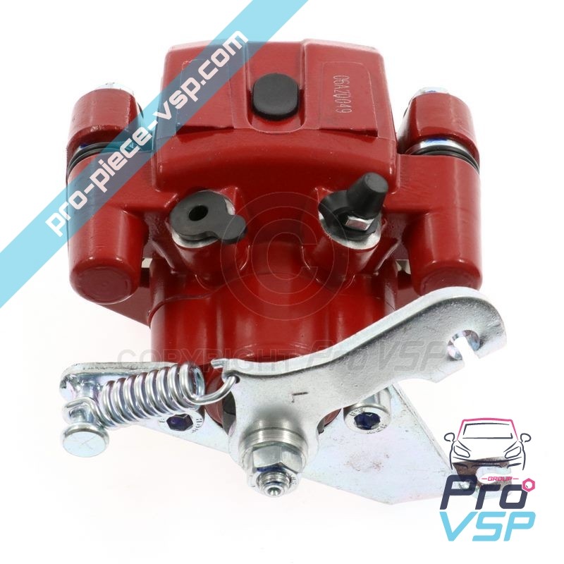 Red Left Rear Brake Clear
