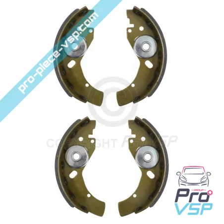 Brake jaws for drum diameter 160mm