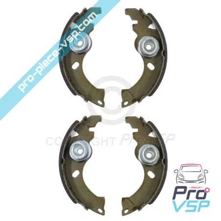 Brake jaws for drum diameter 180mm