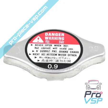 Radiator cap for aixam