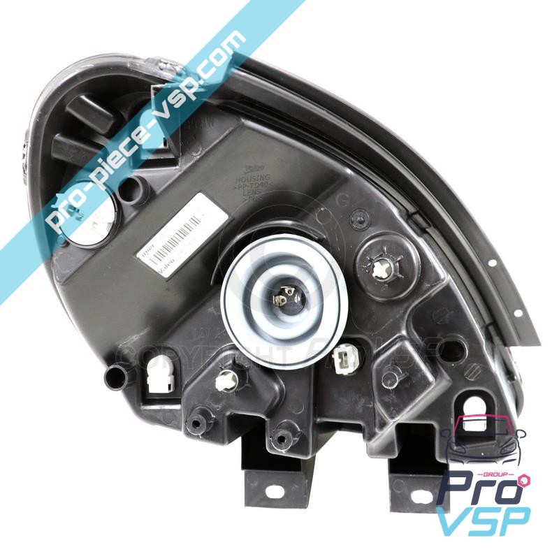Left headlight (chrome bottom)