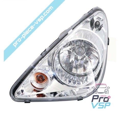 Farol esquerdo (inferior cromado) para Aixam
