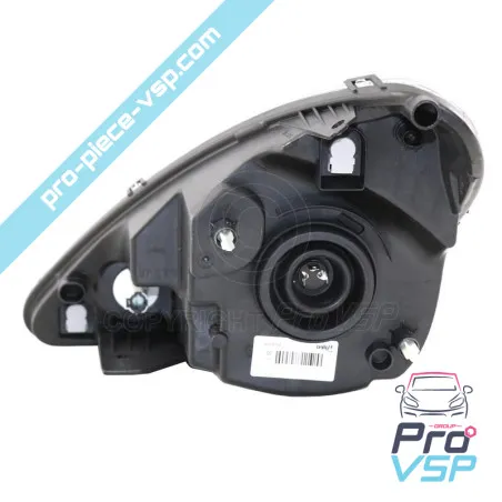 Right headlight (chrome bottom) for Aixam