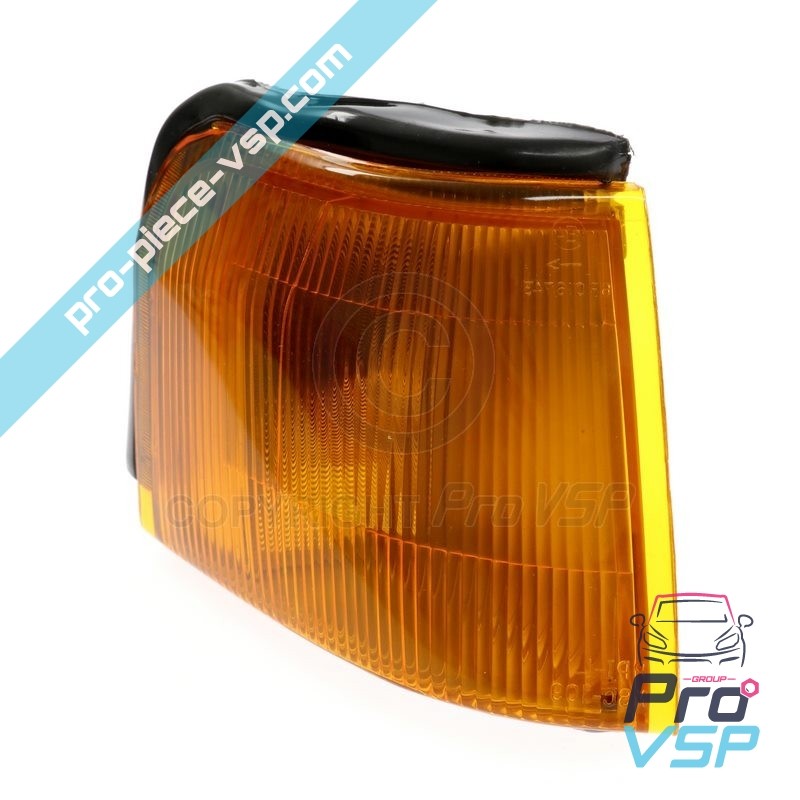 Orange right flashing