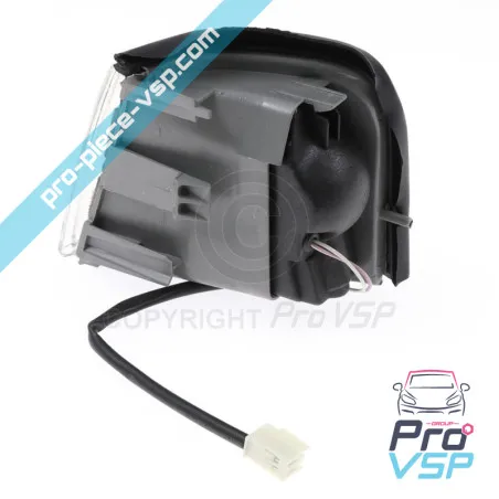 Albul alb intermitent pentru Microcar Lyra