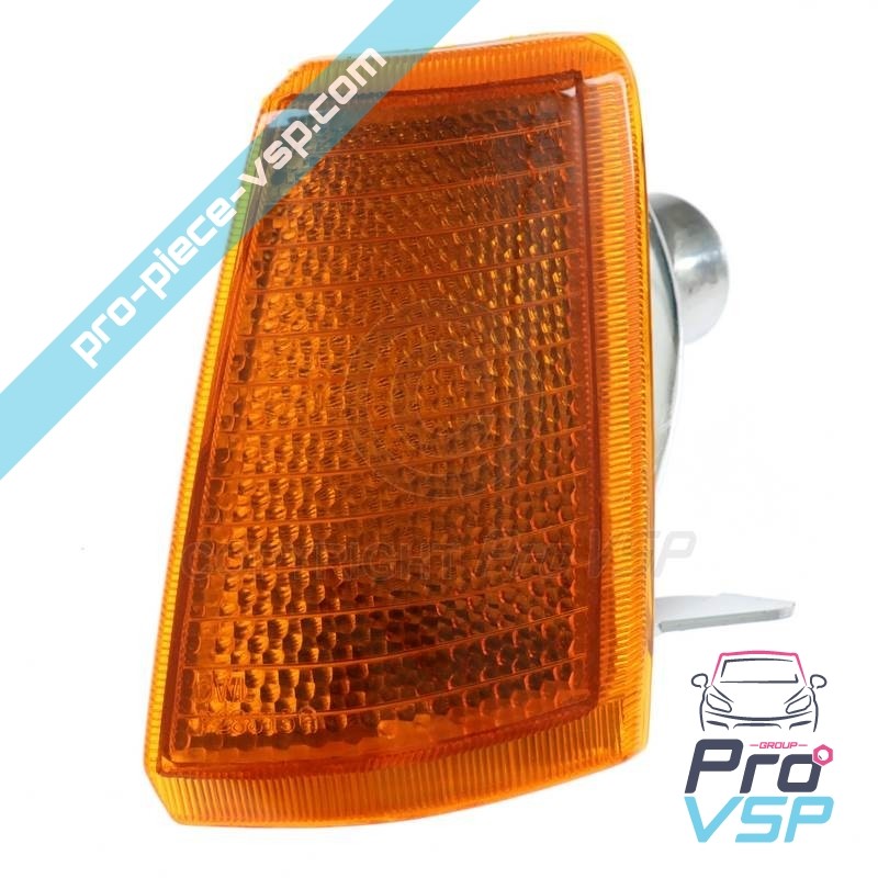 Left flashing orange