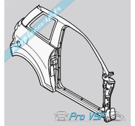 Straight side for microcar m8