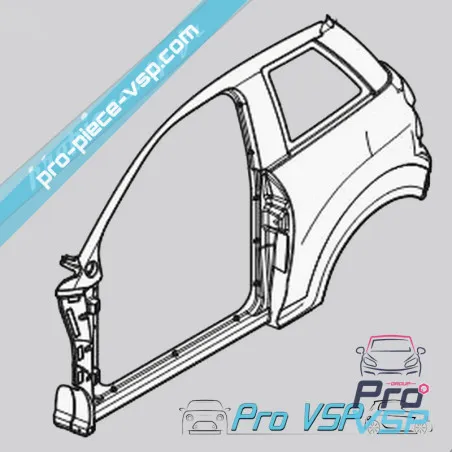 Lato sinistro per microcar m8