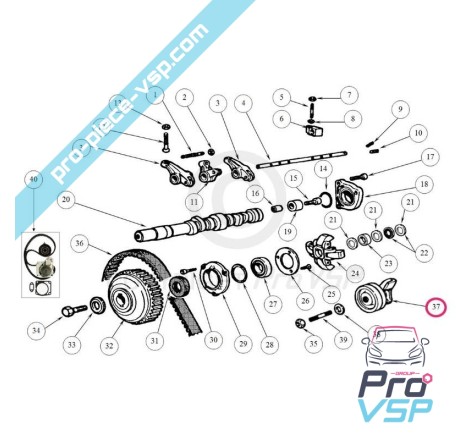 Tensor original de distribuição Gale para Lombardini Engine focs e progress