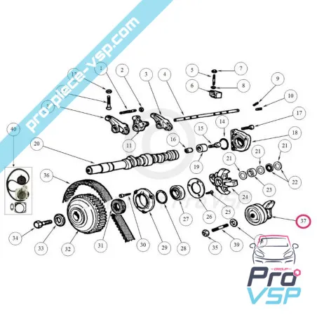 Tensor original de distribuição Gale para Lombardini Engine focs e progress
