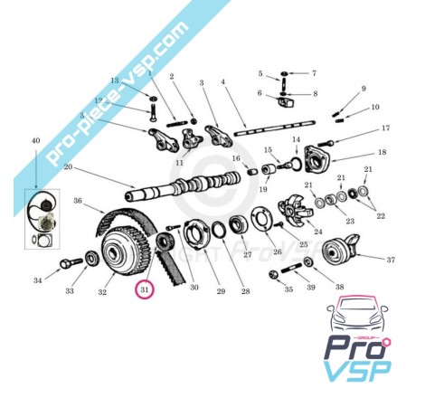 Lombardini Rocker Ramp Channel SPI-Dichtung focs und progress