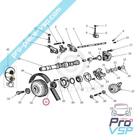 Lombardini Rocker Ramp Channel SPI-Dichtung focs und progress