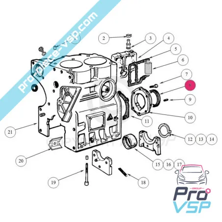Rear Lombardini Engine Rear Tank Gasket focs and progress