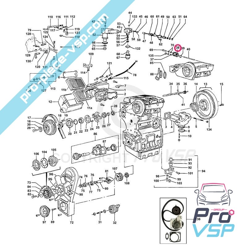 Mechanische Dieselpumpe