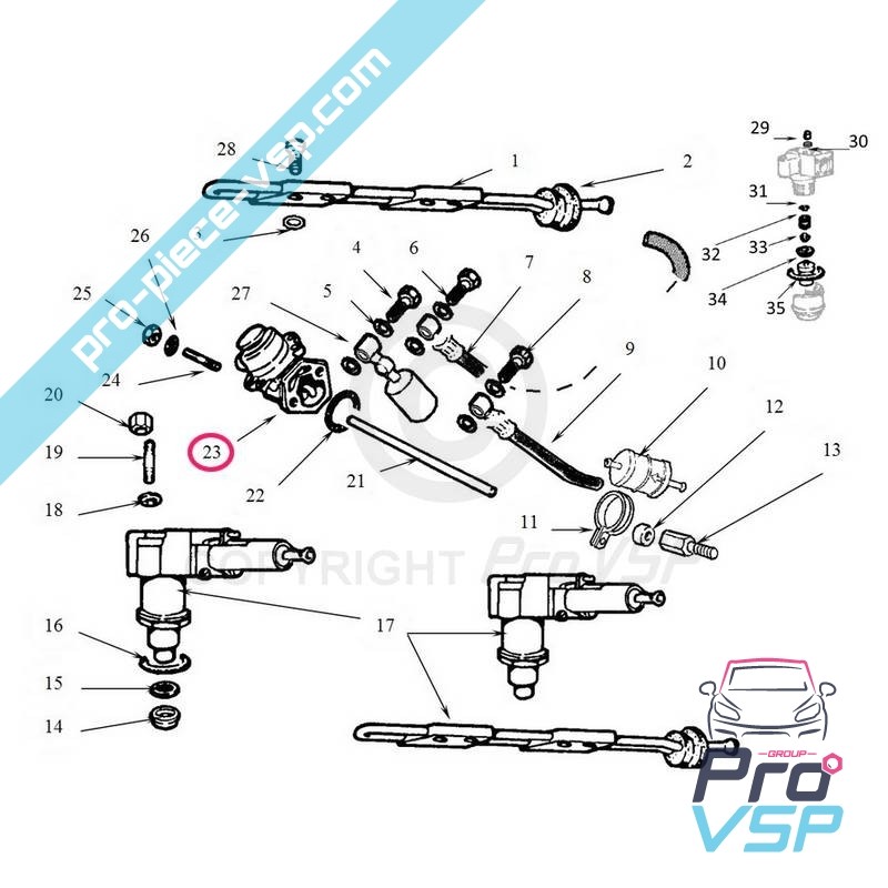 Mechanische Dieselpumpe