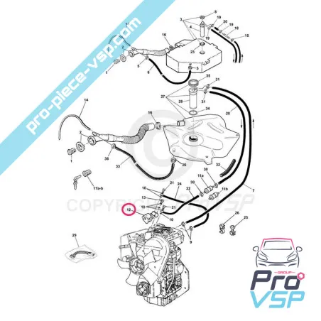 Motorstopp-Magnetventildurchmesser 14